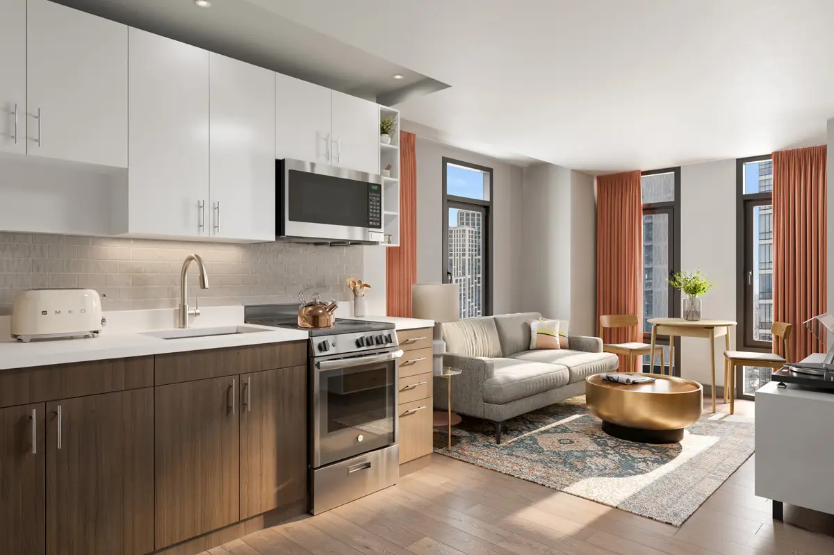 Kitchen and Living Area